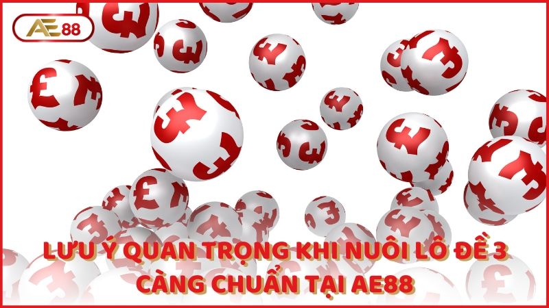 Luu Y Quan Trong Khi Nuoi Lo De 3 Cang Chuan Tai Ae88