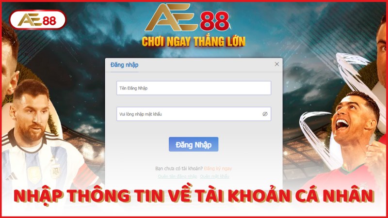 Nhap Thong Tin Ve Tai Khoan Ca Nhan